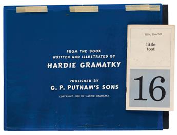 GRAMATKY, BERNARD HARDIE AUGUST JR. / ILLUSTRATION. Group of illustrations used for a filmstrip adaptation of Little Toot.